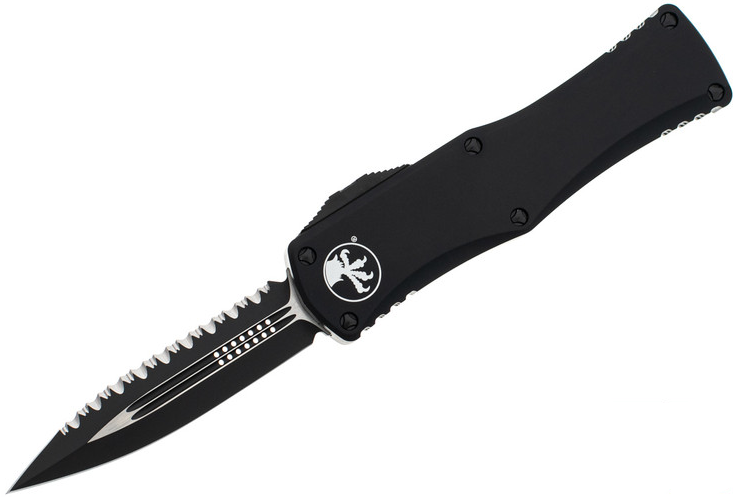 Microtech 702-3T Hera D/E Black Handle Black Blade